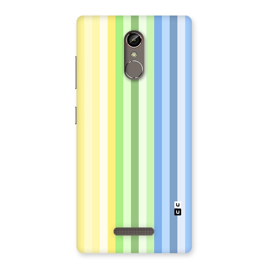 Minimal Pastel Shades Stripes Back Case for Gionee S6s