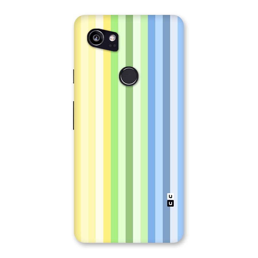 Minimal Pastel Shades Stripes Back Case for Google Pixel 2 XL