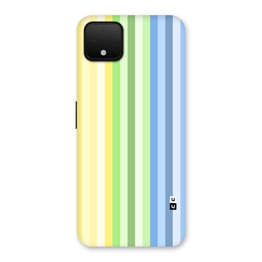 Minimal Pastel Shades Stripes Back Case for Google Pixel 4 XL