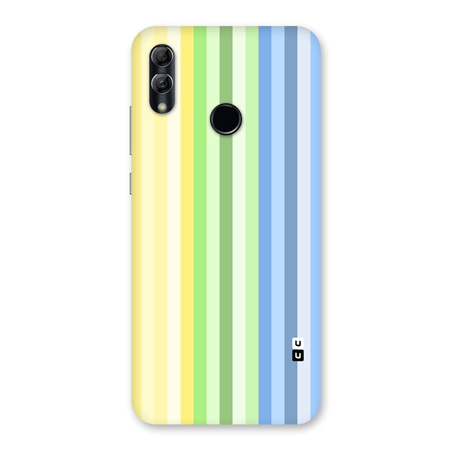 Minimal Pastel Shades Stripes Back Case for Honor 10 Lite