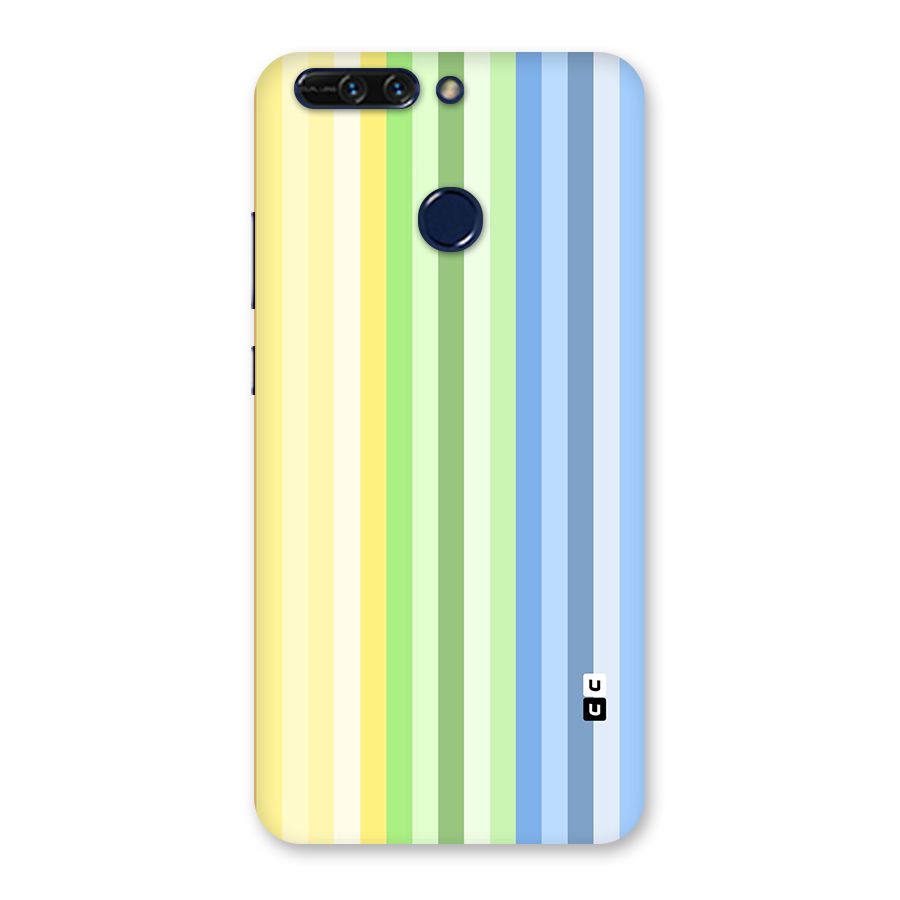 Minimal Pastel Shades Stripes Back Case for Honor 8 Pro