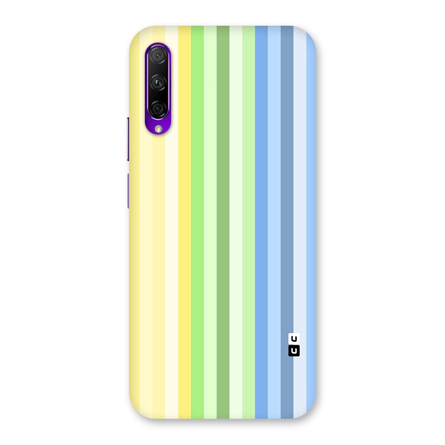 Minimal Pastel Shades Stripes Back Case for Honor 9X Pro
