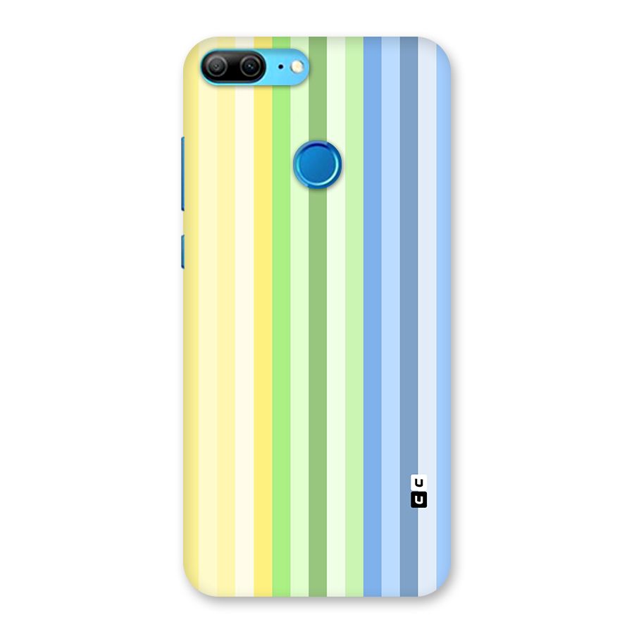 Minimal Pastel Shades Stripes Back Case for Honor 9 Lite