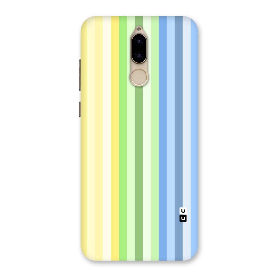 Minimal Pastel Shades Stripes Back Case for Honor 9i