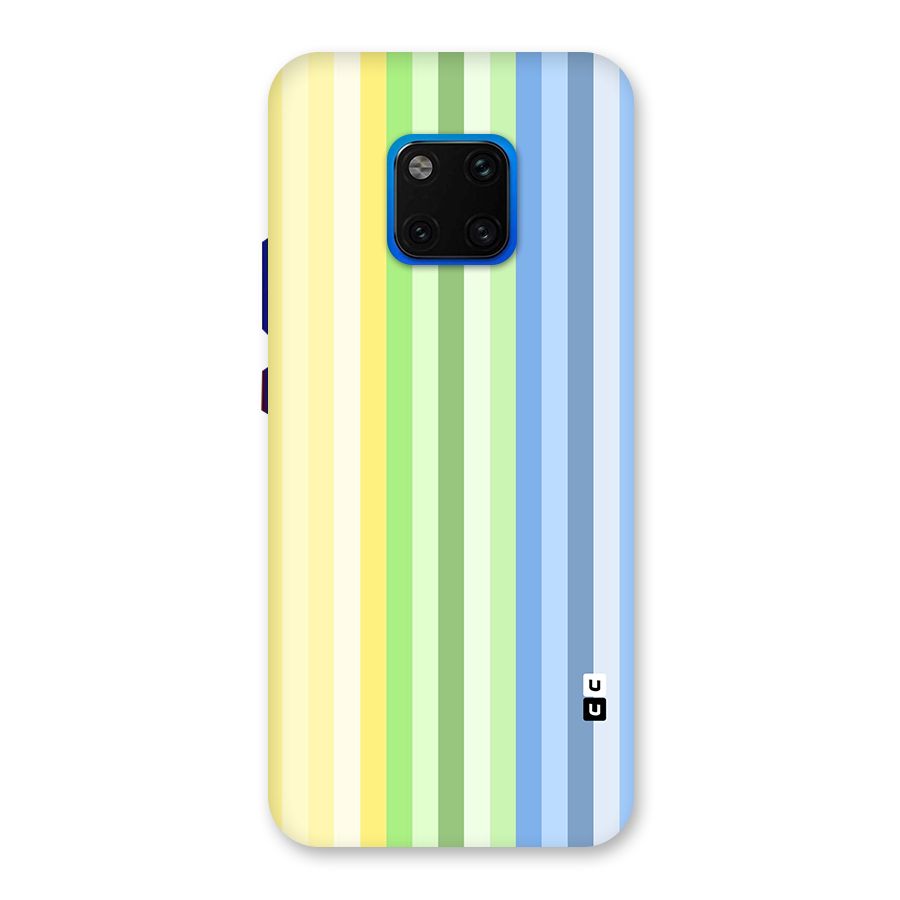 Minimal Pastel Shades Stripes Back Case for Huawei Mate 20 Pro