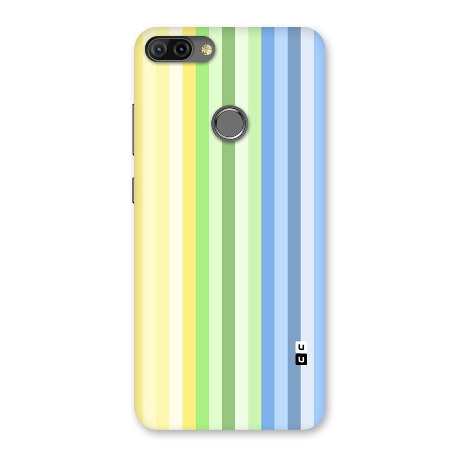 Minimal Pastel Shades Stripes Back Case for Infinix Hot 6 Pro