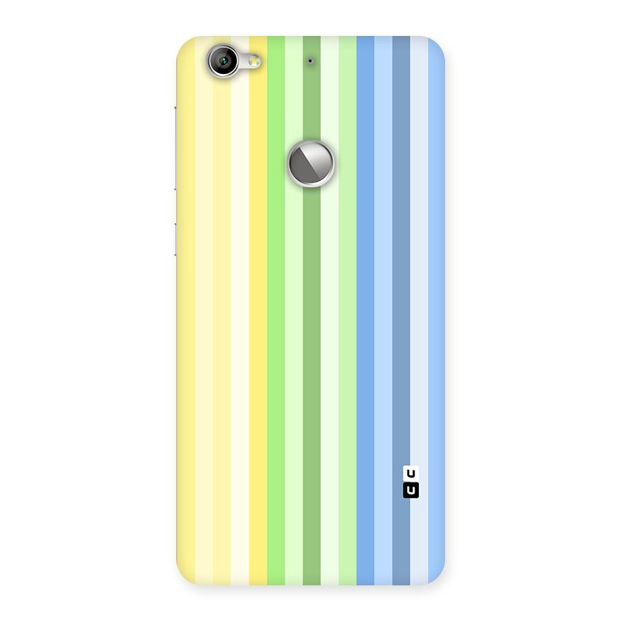 Minimal Pastel Shades Stripes Back Case for Le 1S