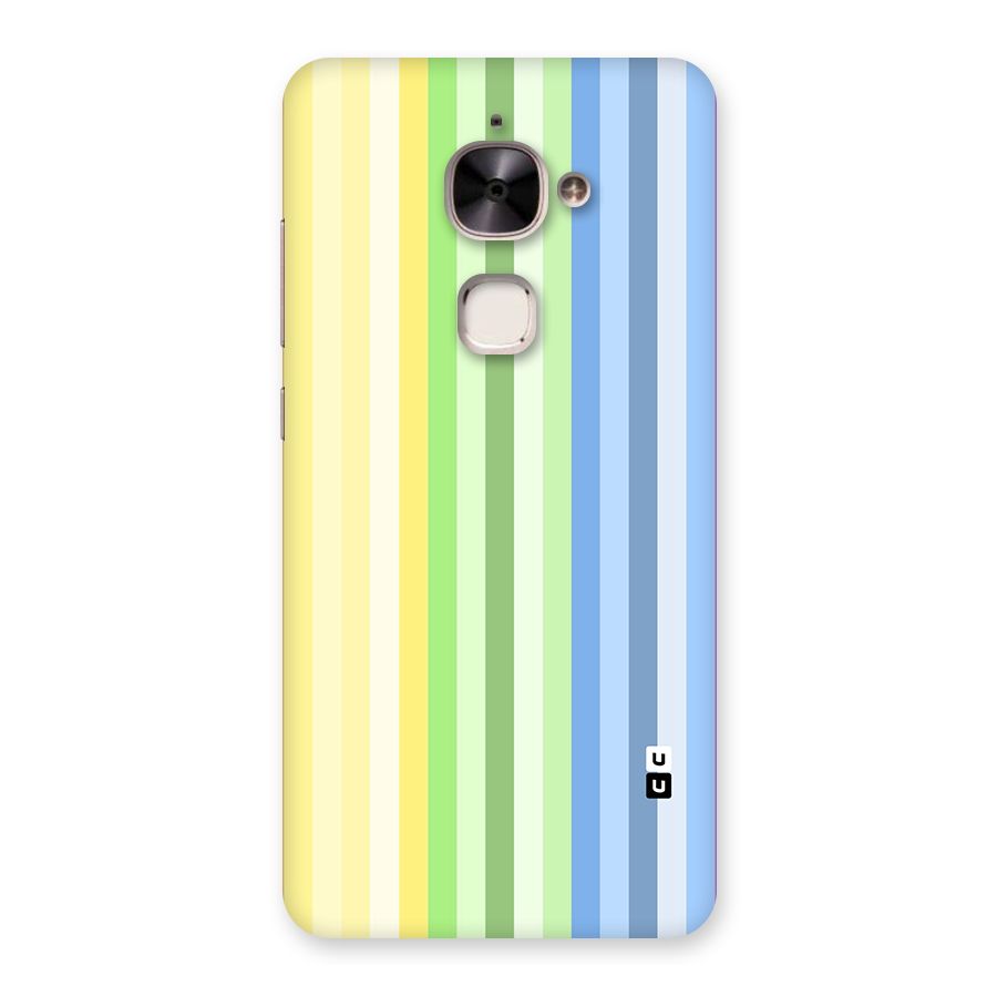 Minimal Pastel Shades Stripes Back Case for Le 2