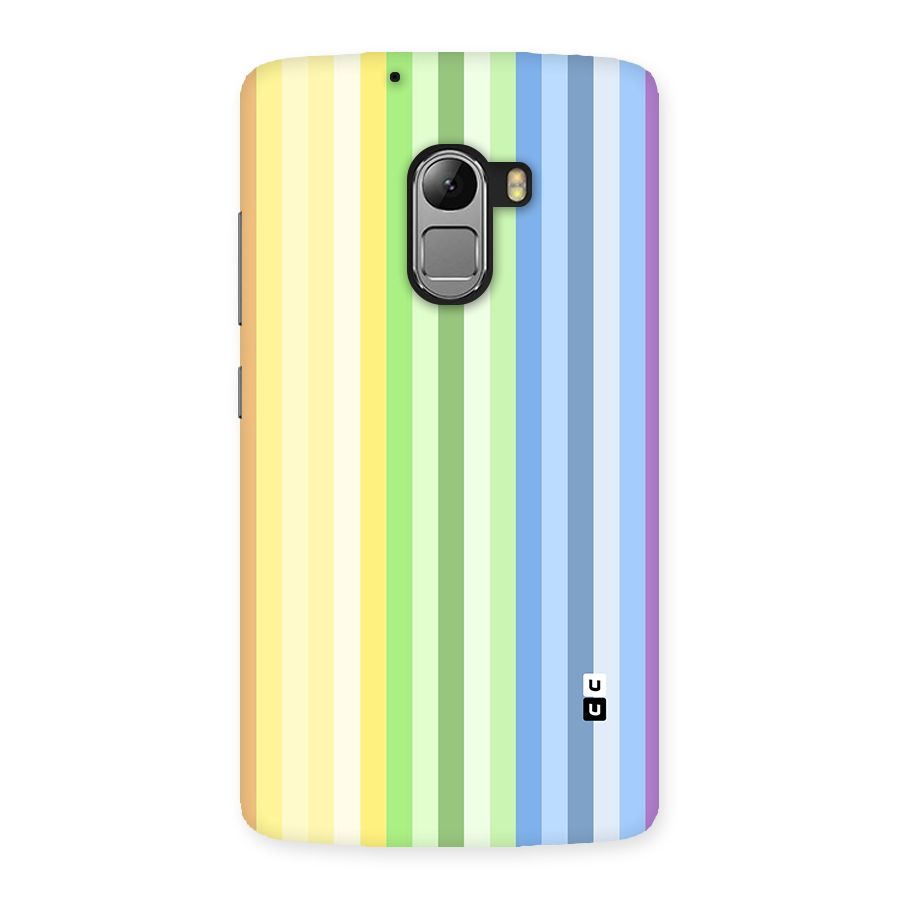 Minimal Pastel Shades Stripes Back Case for Lenovo K4 Note
