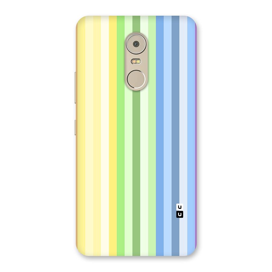 Minimal Pastel Shades Stripes Back Case for Lenovo K6 Note