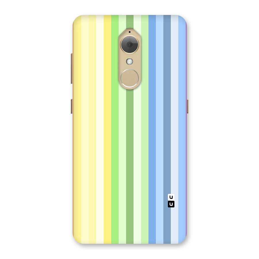 Minimal Pastel Shades Stripes Back Case for Lenovo K8