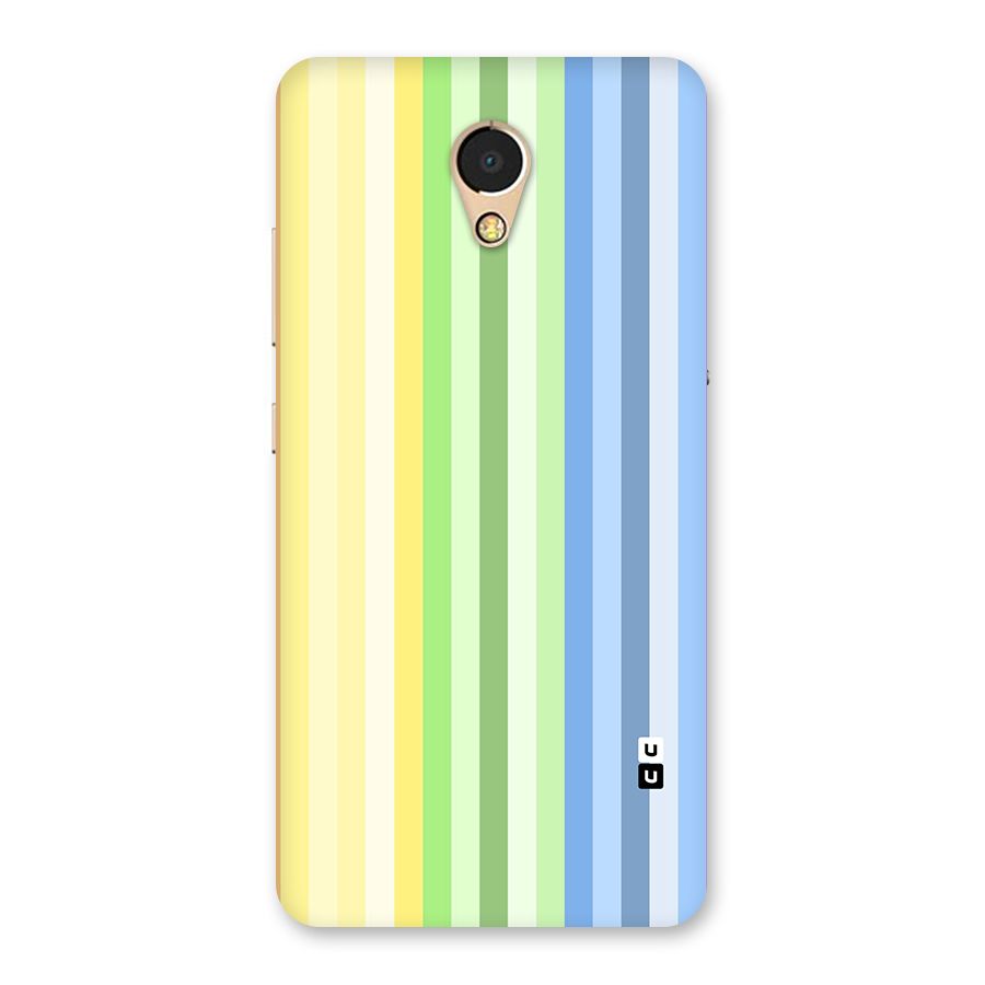 Minimal Pastel Shades Stripes Back Case for Lenovo P2