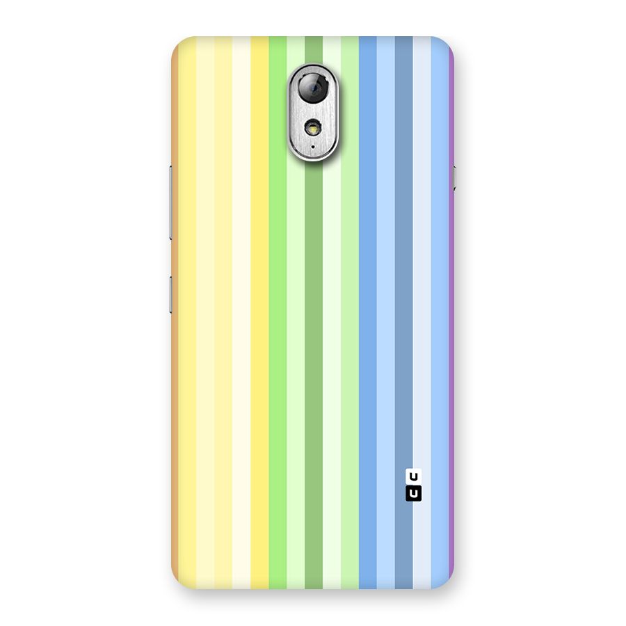 Minimal Pastel Shades Stripes Back Case for Lenovo Vibe P1M