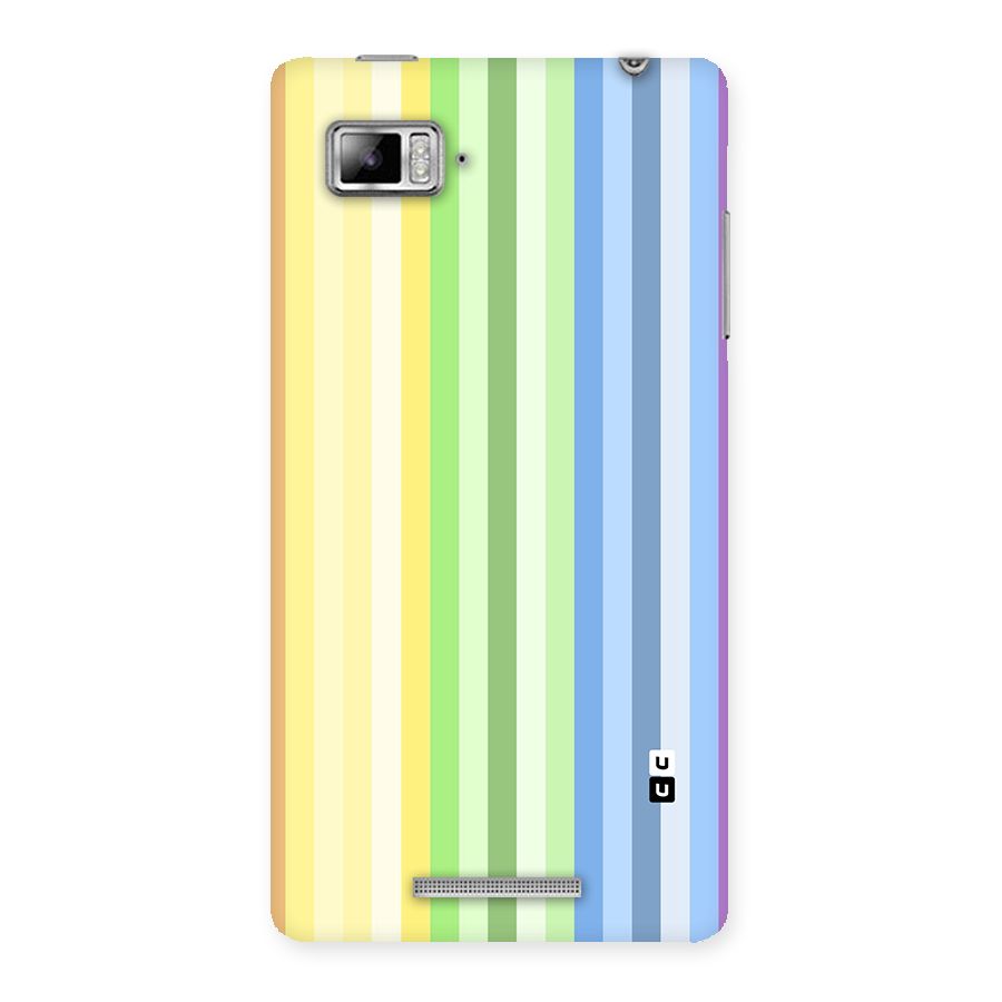 Minimal Pastel Shades Stripes Back Case for Lenovo Vibe Z K910