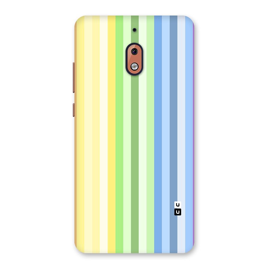 Minimal Pastel Shades Stripes Back Case for Nokia 2.1