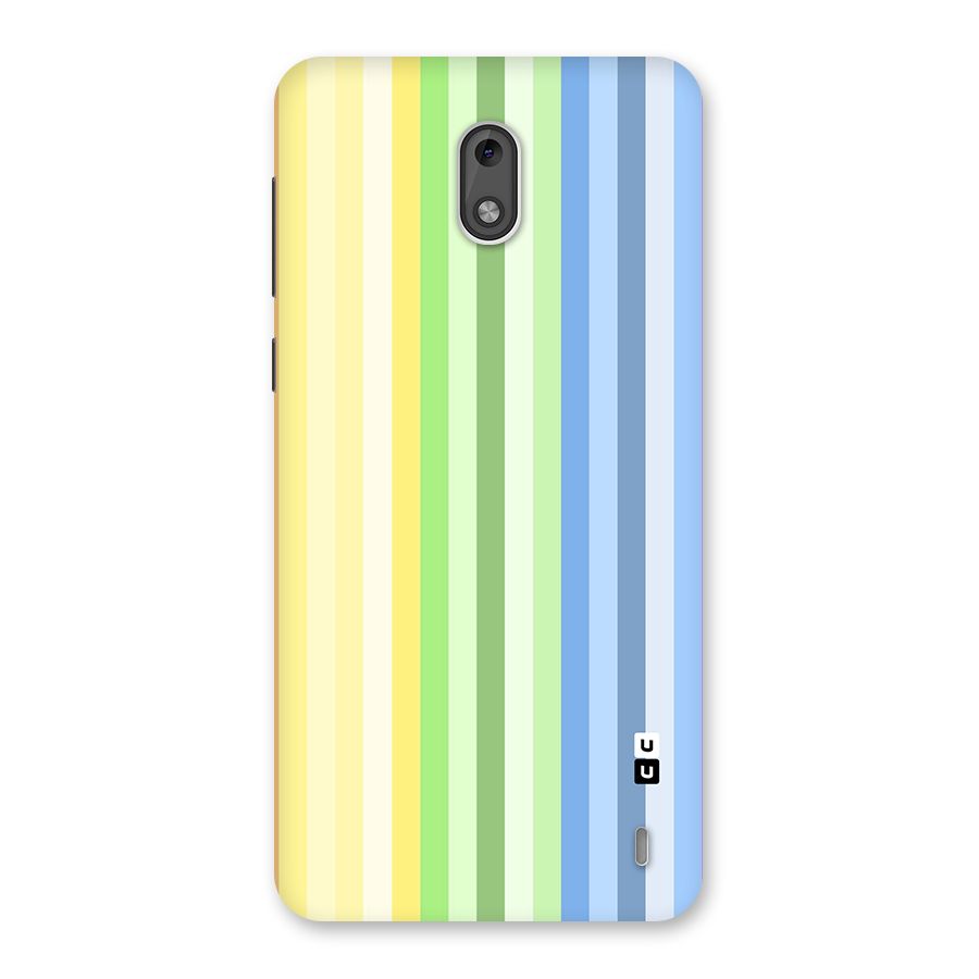 Minimal Pastel Shades Stripes Back Case for Nokia 2
