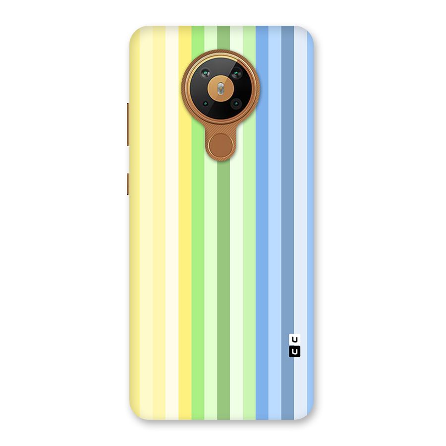 Minimal Pastel Shades Stripes Back Case for Nokia 5.3