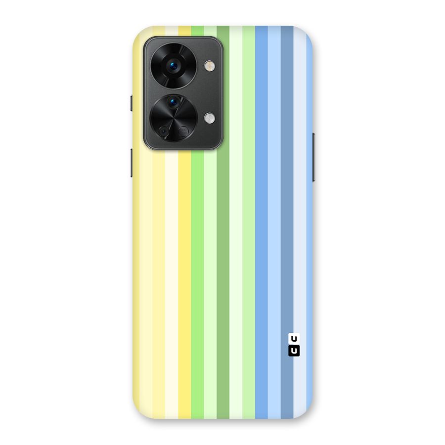 Minimal Pastel Shades Stripes Back Case for OnePlus Nord 2T