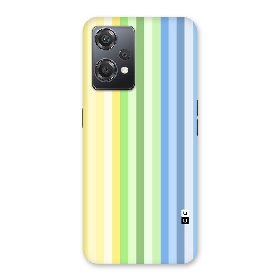 Minimal Pastel Shades Stripes Back Case for OnePlus Nord CE 2 Lite 5G