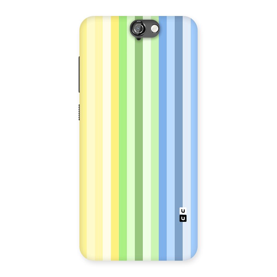 Minimal Pastel Shades Stripes Back Case for One A9