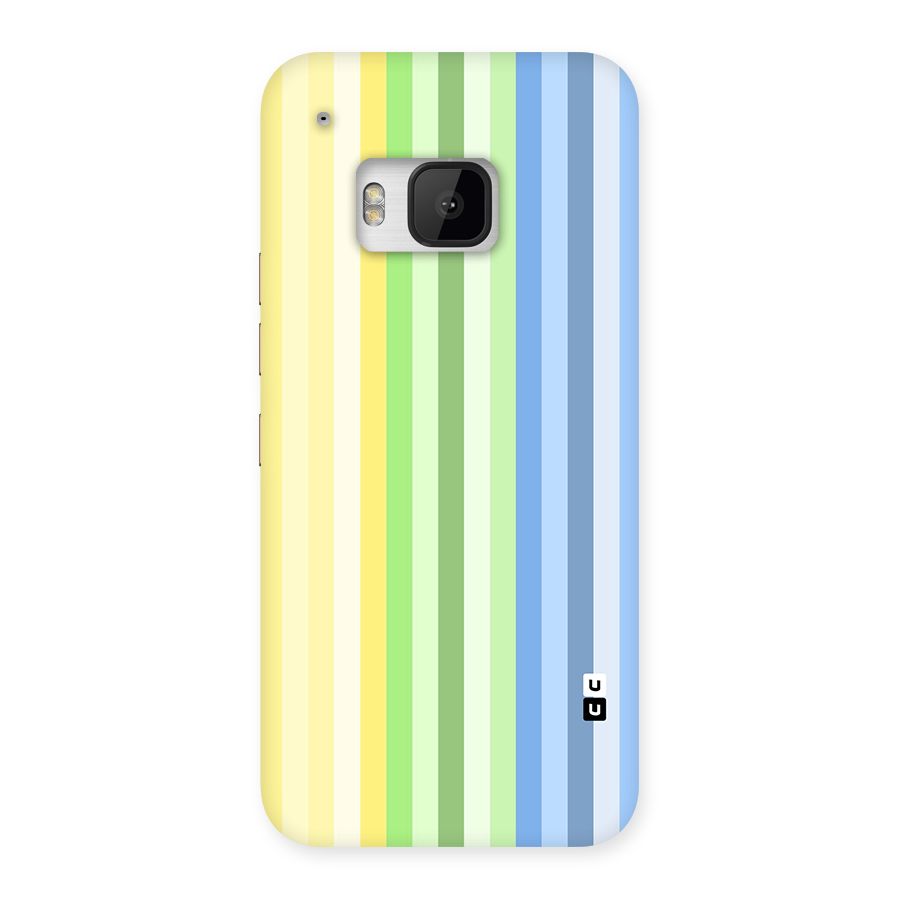 Minimal Pastel Shades Stripes Back Case for One M9