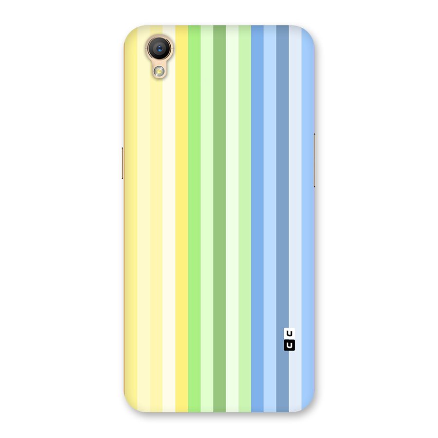 Minimal Pastel Shades Stripes Back Case for Oppo A37