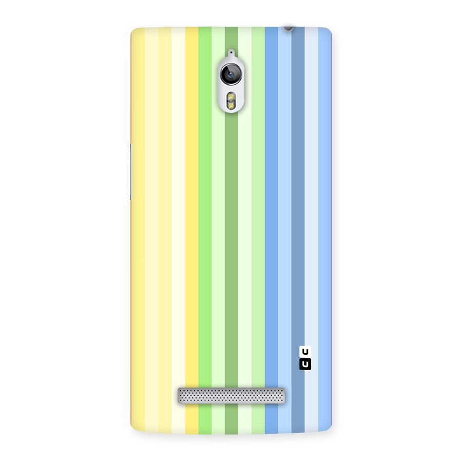 Minimal Pastel Shades Stripes Back Case for Oppo Find 7