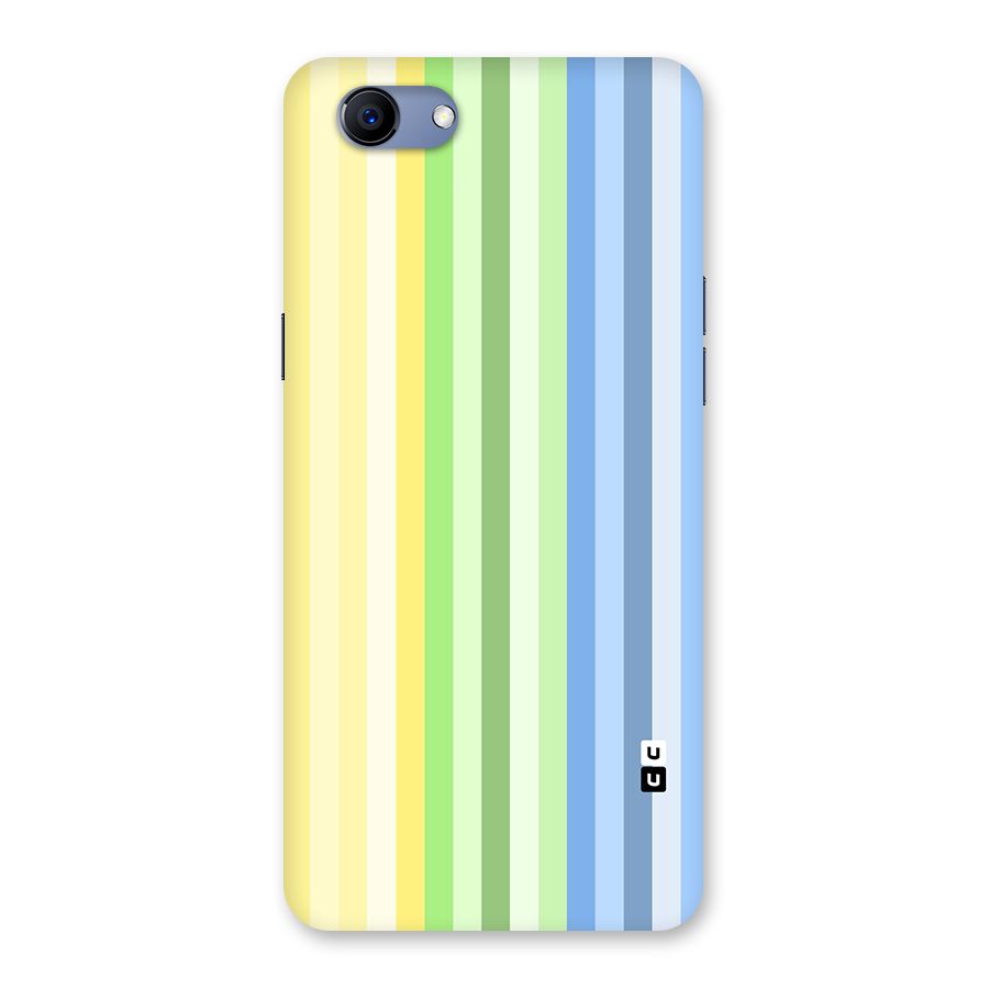 Minimal Pastel Shades Stripes Back Case for Realme 1