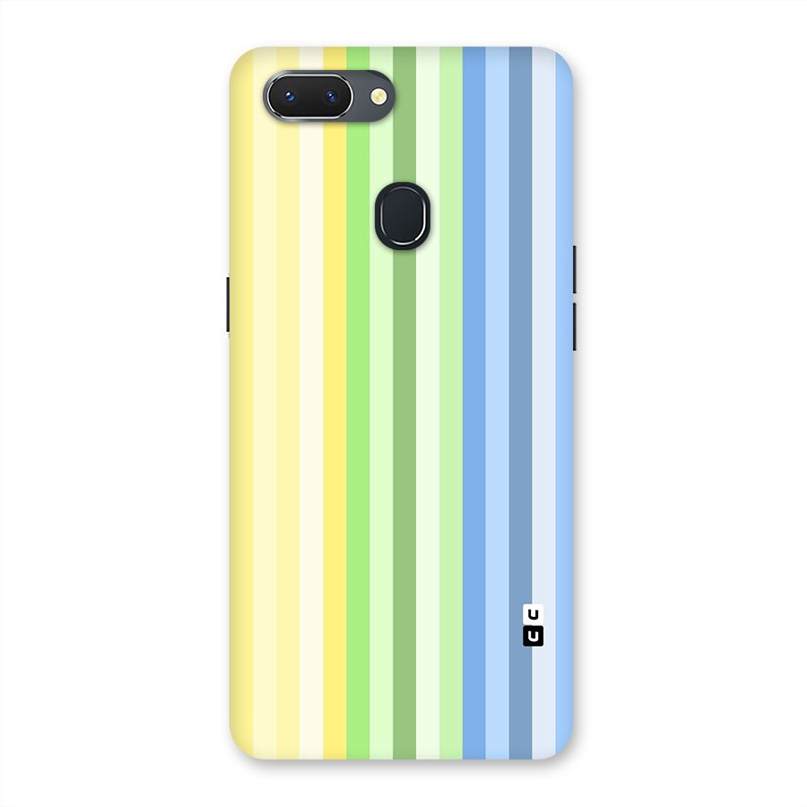 Minimal Pastel Shades Stripes Back Case for Realme 2
