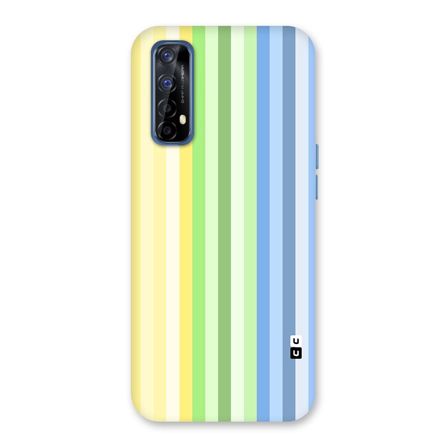 Minimal Pastel Shades Stripes Back Case for Realme 7