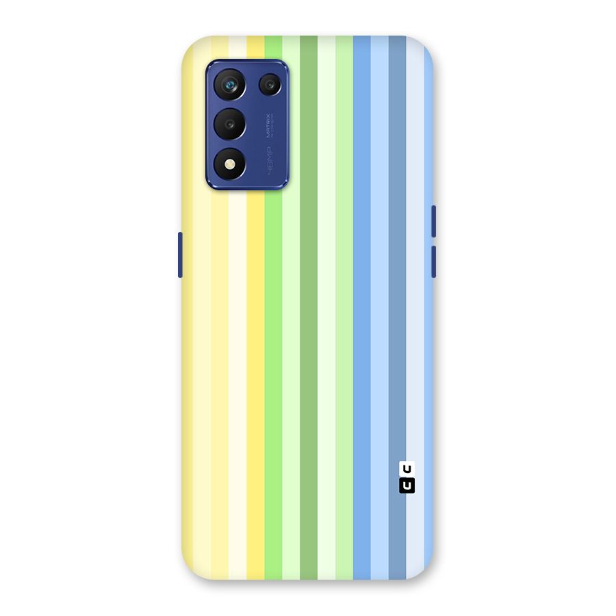 Minimal Pastel Shades Stripes Back Case for Realme 9 5G Speed