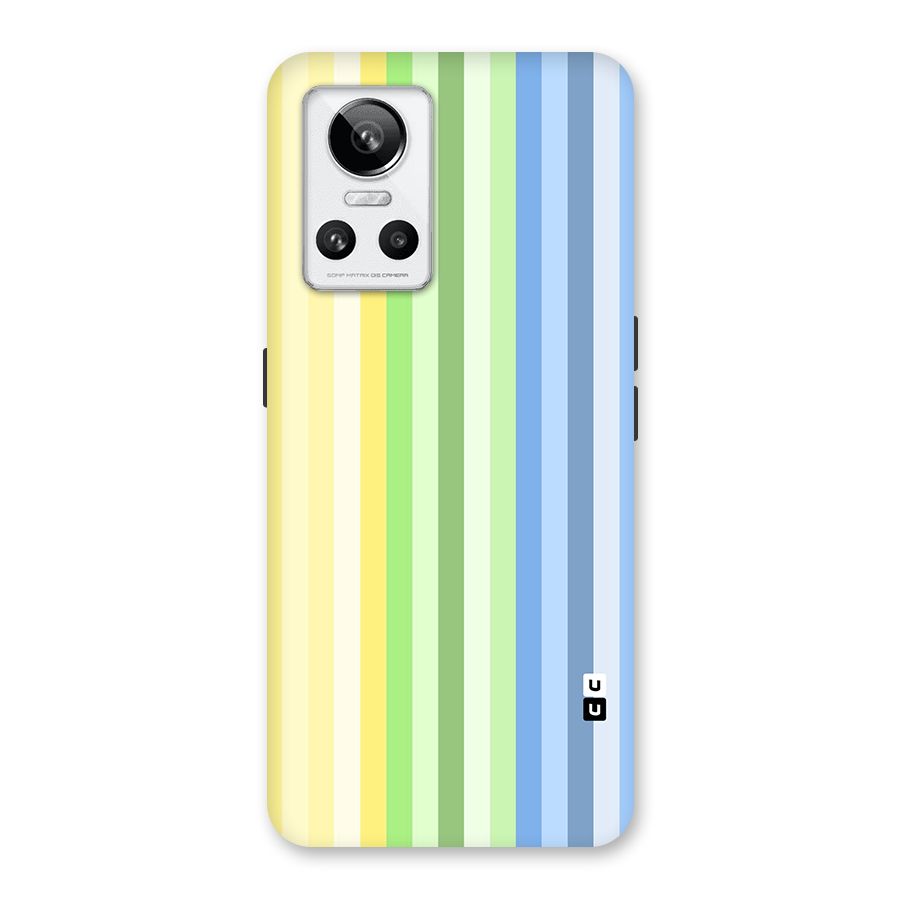 Minimal Pastel Shades Stripes Back Case for Realme GT Neo 3