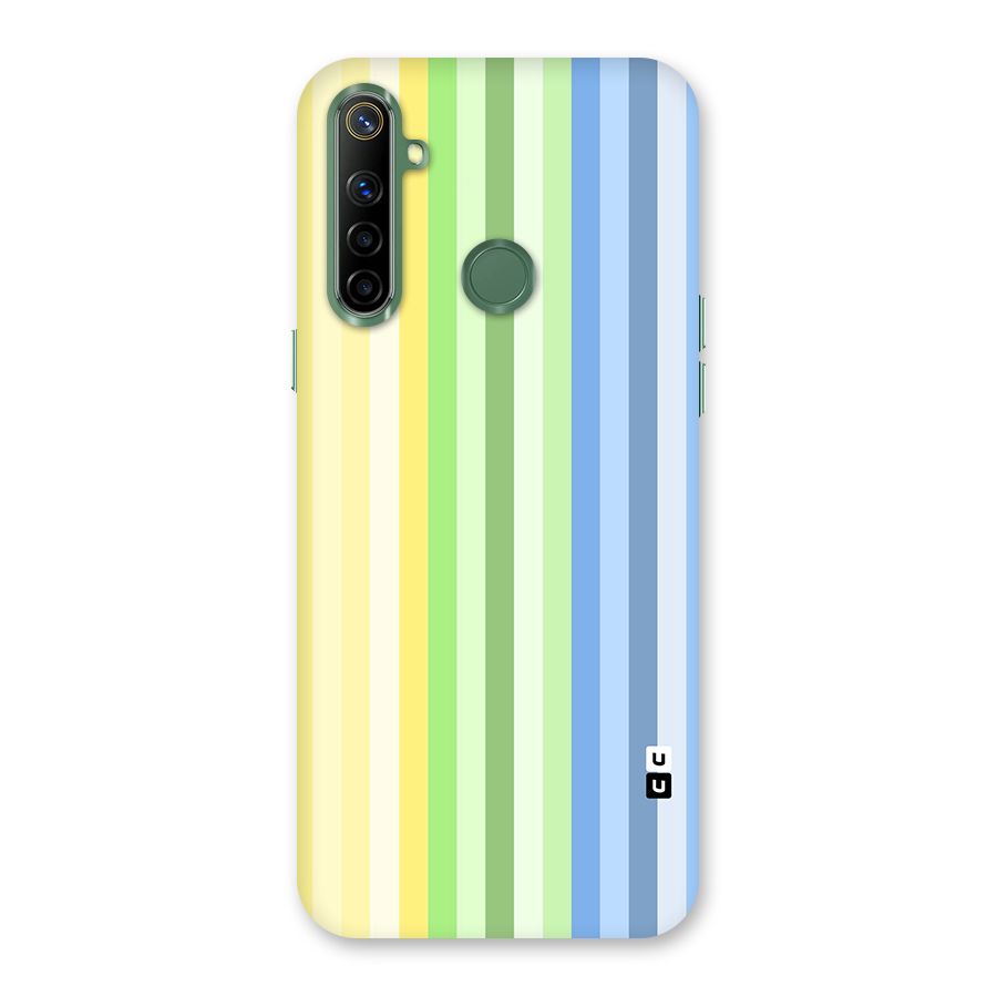 Minimal Pastel Shades Stripes Back Case for Realme Narzo 10