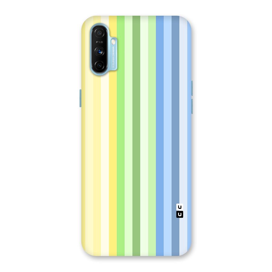 Minimal Pastel Shades Stripes Back Case for Realme Narzo 20A