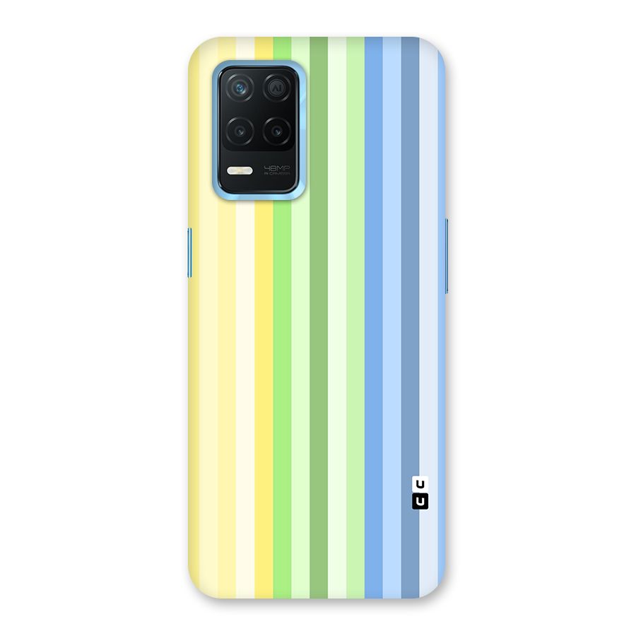 Minimal Pastel Shades Stripes Back Case for Realme Narzo 30 5G