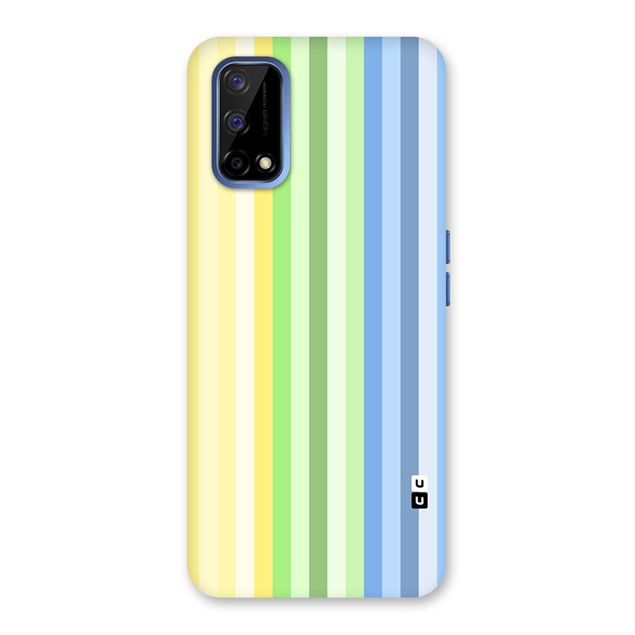 Minimal Pastel Shades Stripes Back Case for Realme Narzo 30 Pro