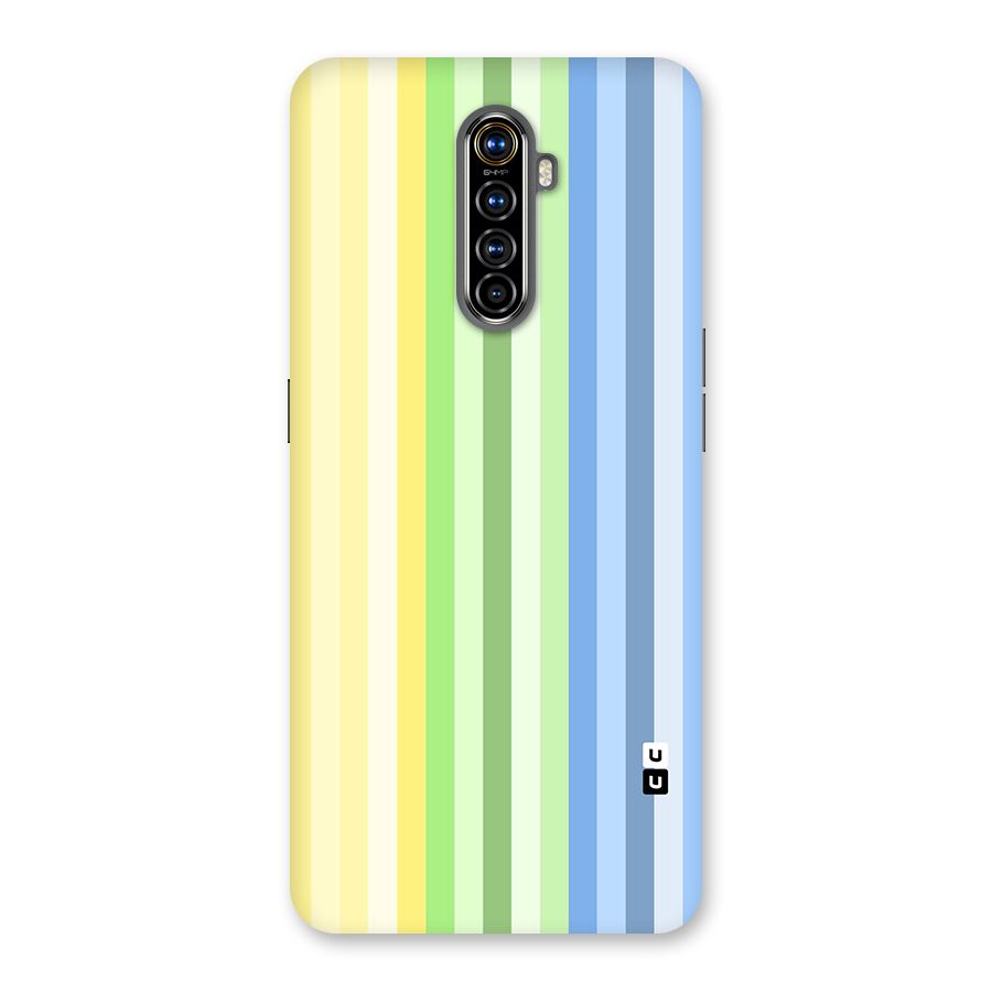 Minimal Pastel Shades Stripes Back Case for Realme X2 Pro