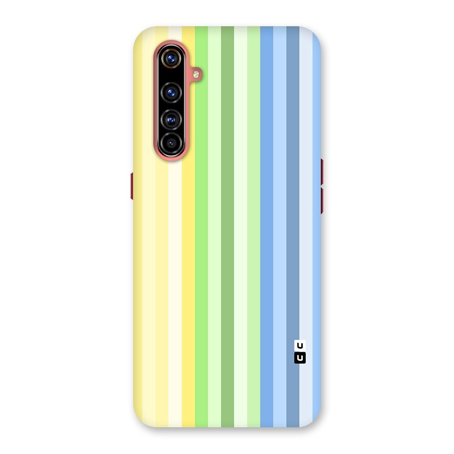 Minimal Pastel Shades Stripes Back Case for Realme X50 Pro