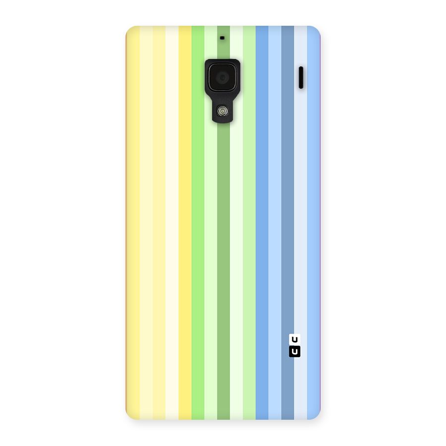 Minimal Pastel Shades Stripes Back Case for Redmi 1s