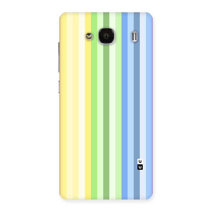 Minimal Pastel Shades Stripes Back Case for Redmi 2s