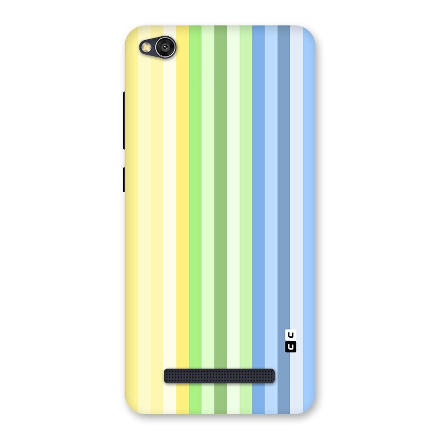 Minimal Pastel Shades Stripes Back Case for Redmi 4A