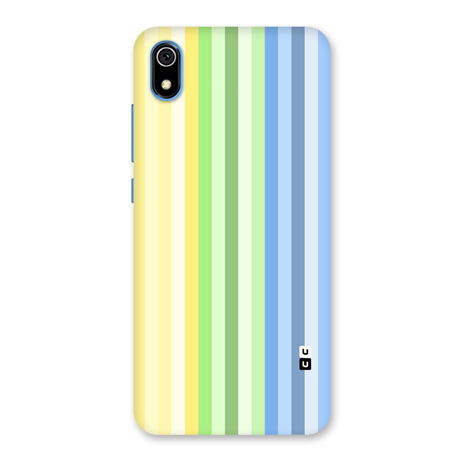 Minimal Pastel Shades Stripes Back Case for Redmi 7A