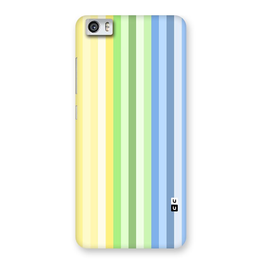 Minimal Pastel Shades Stripes Back Case for Redmi Mi 5