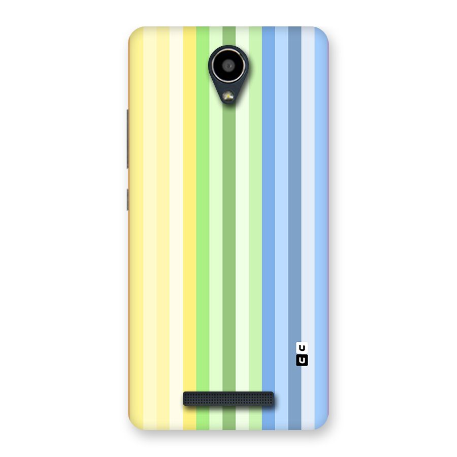 Minimal Pastel Shades Stripes Back Case for Redmi Note 2