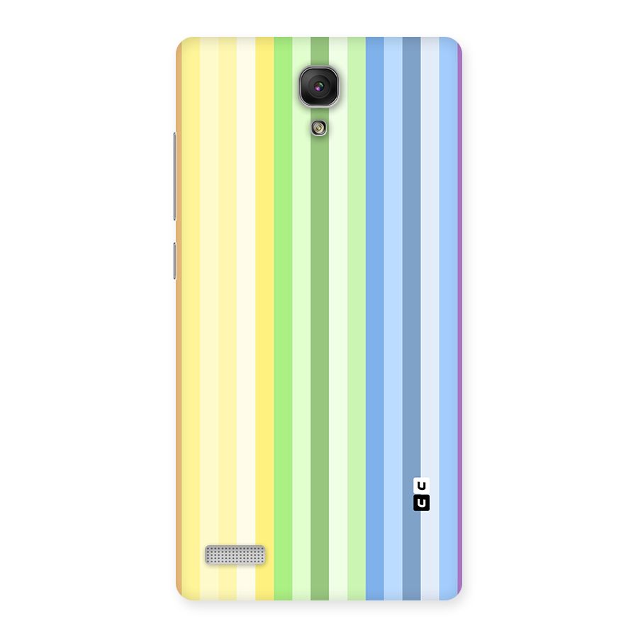 Minimal Pastel Shades Stripes Back Case for Redmi Note Prime