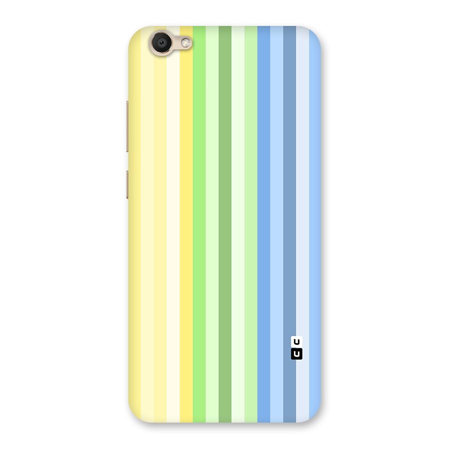 Minimal Pastel Shades Stripes Back Case for Vivo V5