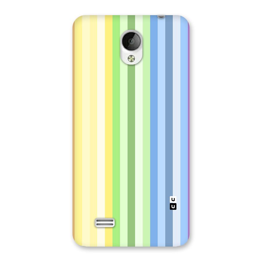Minimal Pastel Shades Stripes Back Case for Vivo Y21