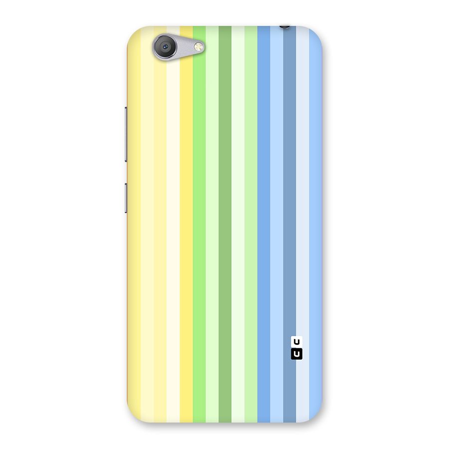 Minimal Pastel Shades Stripes Back Case for Vivo Y53