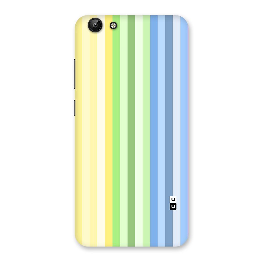Minimal Pastel Shades Stripes Back Case for Vivo Y69