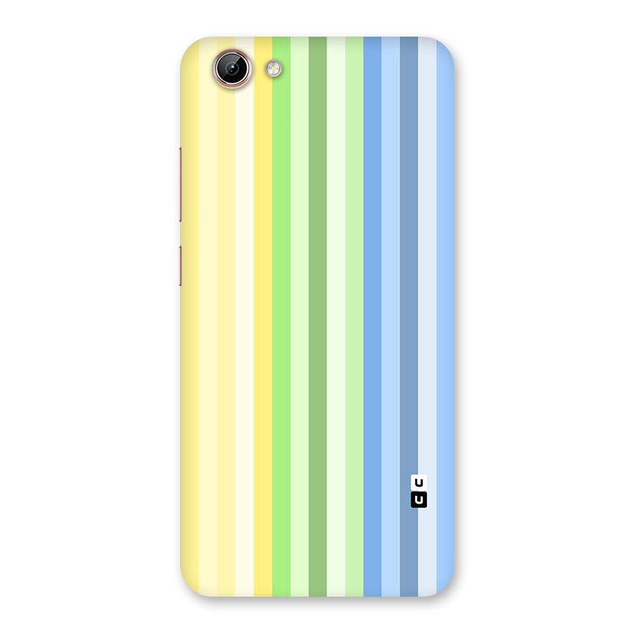 Minimal Pastel Shades Stripes Back Case for Vivo Y71i
